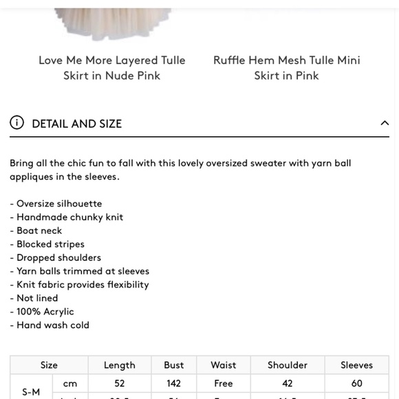 Chicwish chunky knit Pom sweater - Picture 5 of 5